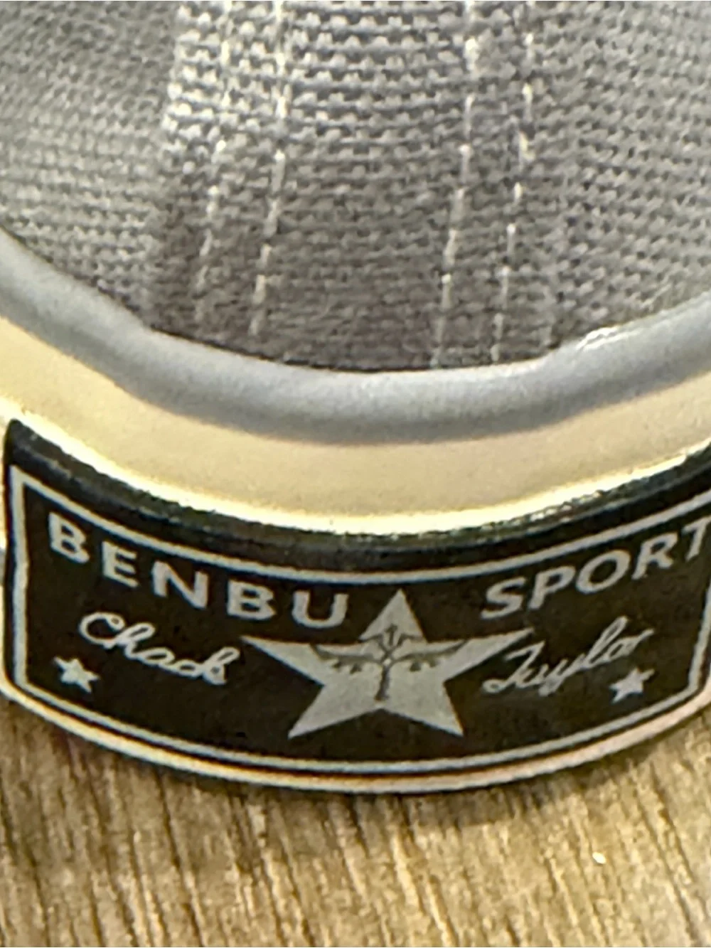 Canvas High-Top Sneakers in Light Gray with Character Print